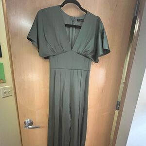 Abercrombie & Fitch Sage Green Jumpsuit | XSP